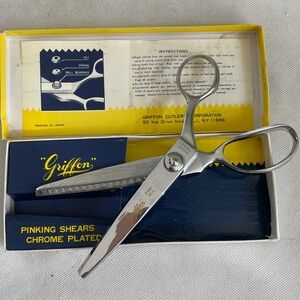 Griffon Chrome Pinking Shears with Box